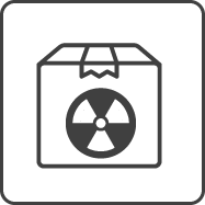 Skizziertes Paket mit Warnsymbol als Symbolbild für Gefahrgut